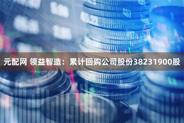 元配网 领益智造：累计回购公司股份38231900股