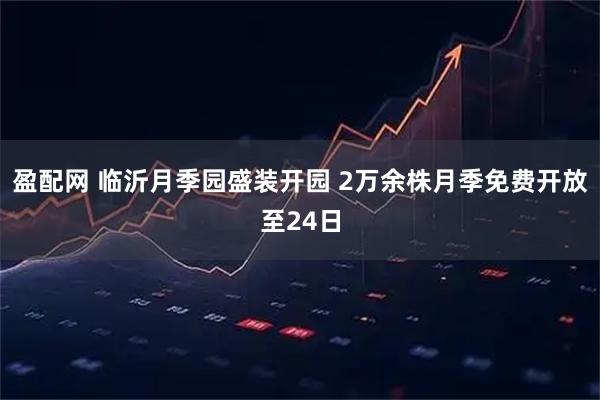 盈配网 临沂月季园盛装开园 2万余株月季免费开放至24日
